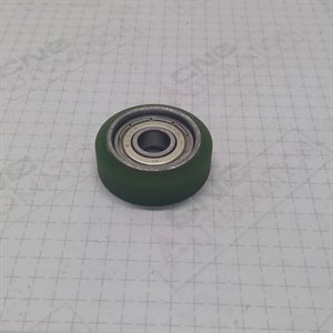 Green End Trim Rubber Roll with Bearing