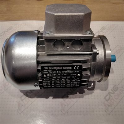 Rotary motor for corner rounding unit