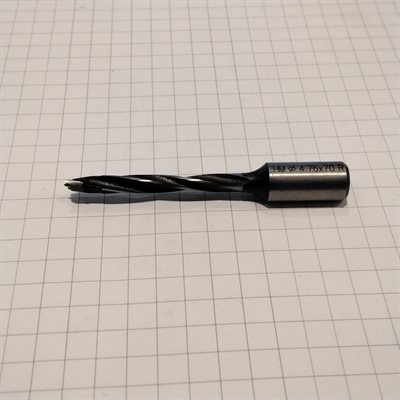 Drill bit, dowel / brad point 3 / 16 x 44 x 70 mm oal