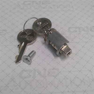 Lock Cylinder w / Key for electrical cabinet