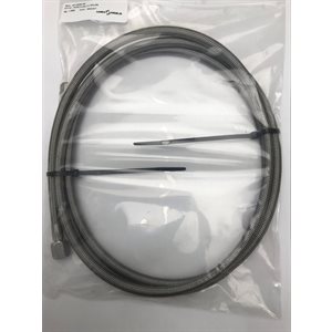 HOSE,FLS BRAIDEDUID,1 / 4,TEFLON, S / ,316SS,#5JIC,6FT