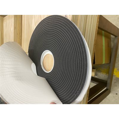 Gasketing, 1 / 4"x1 / 4"x39' roll