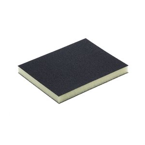 Double Sided Abrasive Sponge - 3.75 x 4.75in - 120 Grit (10 / pkg)