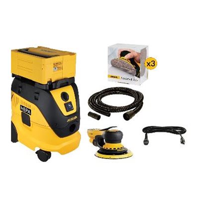 MIRKA® DEROS 6" / 5mm Electric Sander & AFC Dust Extractor Kit