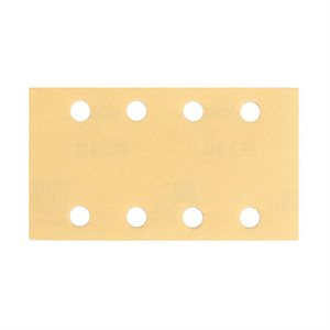 Gold 8H Grip File Sheet - 3 x 5in - 120 Grit (50 / pkg)