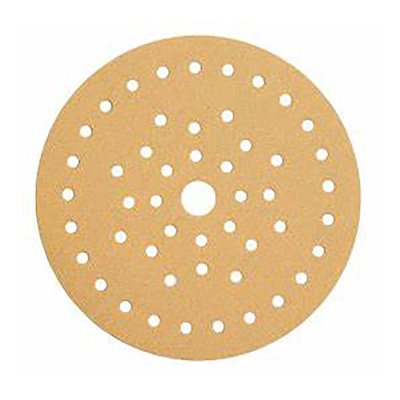 Gold 6in 50 Hole Multifit Grip Discs - 180 Grit (50 / pkg)