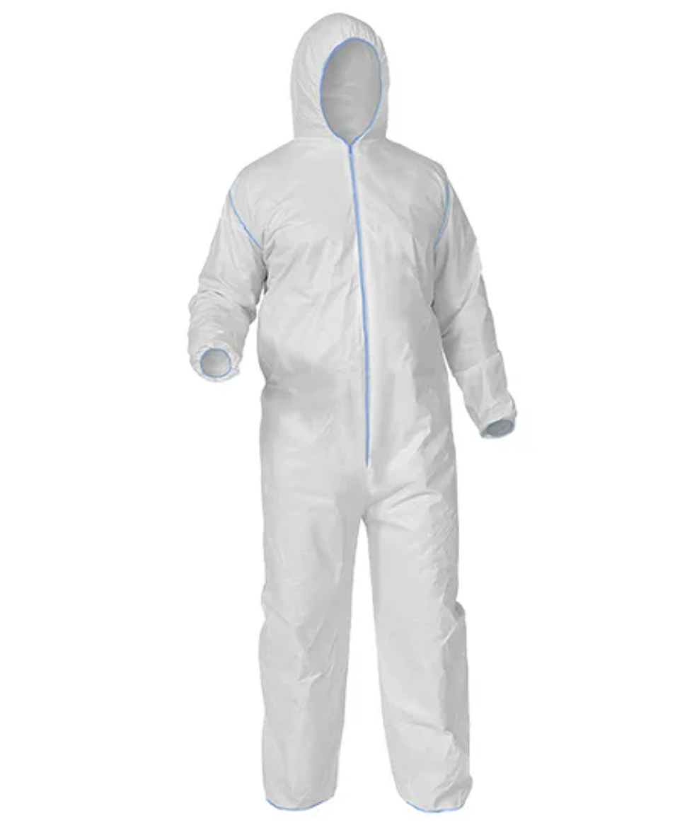 CoverMe XP1000 Microporous Coverall - White - Size: Large (25 per case)