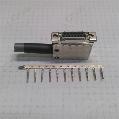 Plug, Siemens resolver d-shell 15 pin